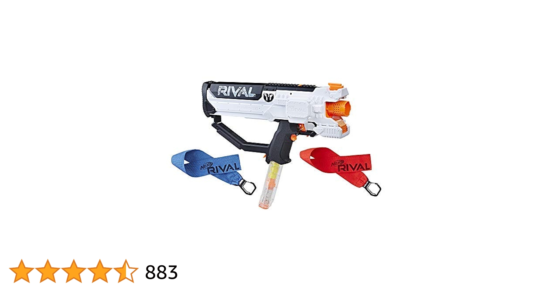 ★エム　美品 MXVII-1200 NERF rival NERF Rival Hera Mxvii 1200 White Combat Blaster w/ 12 rounds